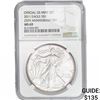 Image 1 : 2011 Silver Eagle NGC MS69 25th Anniversary