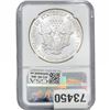 Image 2 : 1986 Silver Eagle NGC MS69 First Year Issue