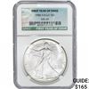Image 1 : 1986 Silver Eagle NGC MS69 First Year Issue