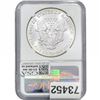 Image 2 : 1986 Silver Eagle NGC MS69 First Year Issue