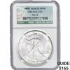 Image 1 : 1986 Silver Eagle NGC MS69 First Year Issue