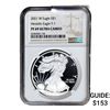 Image 1 : 2021-W Silver Eagle NGC PF69 UC Heraldic Eagle T-1