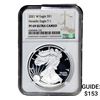 Image 1 : 2021-W Silver Eagle NGC PF69 UC Heraldic Eagle T-1