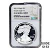 Image 1 : 2021-W Silver Eagle NGC PF69 UC Heraldic Eagle T-1