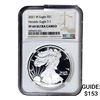 Image 1 : 2021-W Silver Eagle NGC PF69 UC Heraldic Eagle T-1