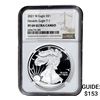 Image 1 : 2021-W Silver Eagle NGC PF69 UC Heraldic Eagle T-1