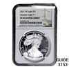 Image 1 : 2021-W Silver Eagle NGC PF69 UC Heraldic Eagle T-1