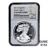 Image 1 : 2021-W Silver Eagle NGC PF69 UC Heraldic Eagle T-1
