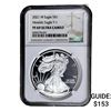 Image 1 : 2021-W Silver Eagle NGC PF69 UC Heraldic Eagle T-1