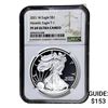 Image 1 : 2021-W Silver Eagle NGC PF69 UC Heraldic Eagle T-1