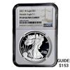 Image 1 : 2021-W Silver Eagle NGC PF69 UC Heraldic Eagle T-1
