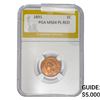 Image 1 : 1891 Indian Head Cent PGA MS64 PL RED