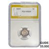 Image 1 : 1829 Capped Bust Half Dime PGA MS64