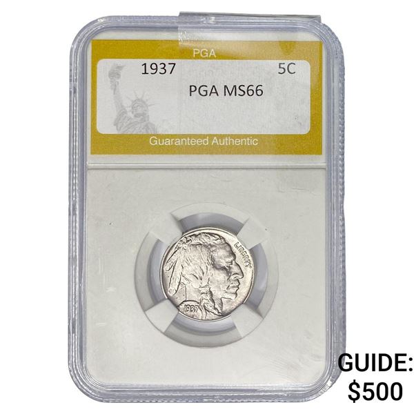 1937 Buffalo Nickel PGA MS66
