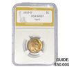 Image 1 : 1913-D Buffalo Nickel PGA MS67 Type 1