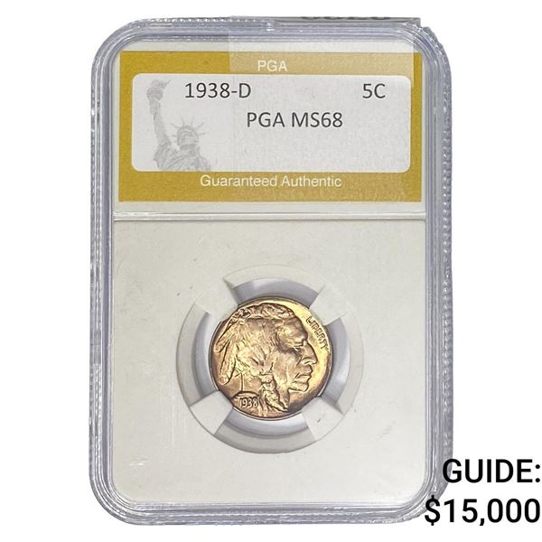 1938-D Buffalo Nickel PGA MS68