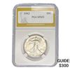 Image 1 : 1942 Walking Liberty Half Dollar PGA MS65