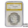 Image 1 : 1890-CC Morgan Silver Dollar PGA MS61 PL