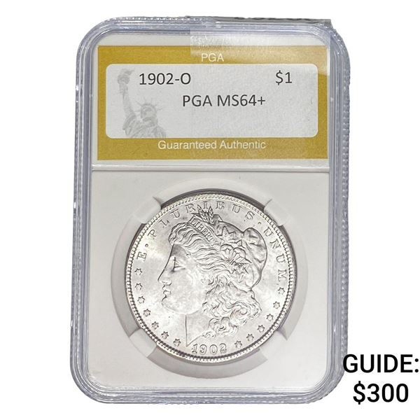 1902-O Morgan Silver Dollar PGA MS64