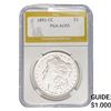 1891-CC Morgan Silver Dollar PGA AU55
