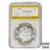 Image 1 : 1887 Morgan Silver Dollar PGA MS64 PL