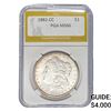 Image 1 : 1882-CC Morgan Silver Dollar PGA MS66