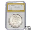 Image 1 : 1878-CC Morgan Silver Dollar PGA MS63