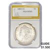 Image 1 : 1883-CC Morgan Silver Dollar PGA MS65