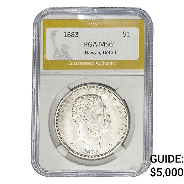 1883 Silver Trade Dollar PGA MS61