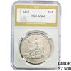 Image 1 : 1877 Silver Trade Dollar PGA MS64