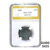 Image 1 : 1804 Draped Bust Half Cent PGA VF20