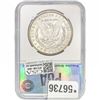 Image 2 : 1880-CC Rev 79 Morgan Silver Dollar PGA MS64
