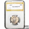 Image 1 : 1917 Ty 2 Standing Liberty Quarter PGA MS65 FH