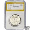 Image 1 : 1942-D Walking Liberty Half Dollar PGA MS65
