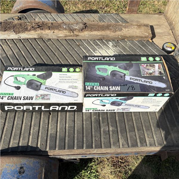 PORTLAND ELECTRIC 14 INCH CHAIN SAW