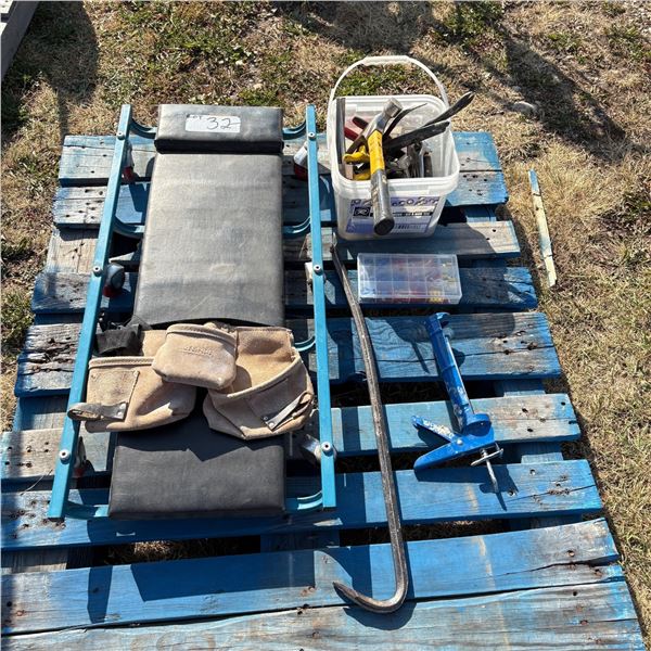 LOT OF VARIOUS SHOP TOOLS