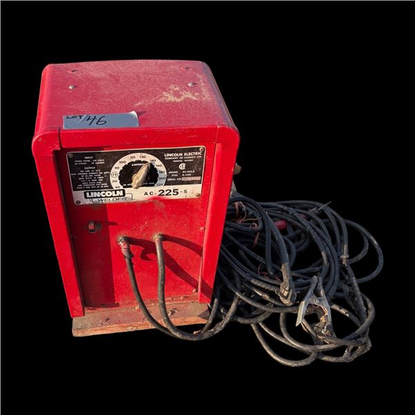 LINCOLN WELDER AC 225 WITH CABLES