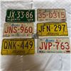 Image 1 : LOT 50 - VINTAGE LICENSE PLATES