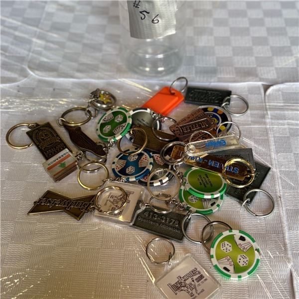 LOT OF KEY CHAINS