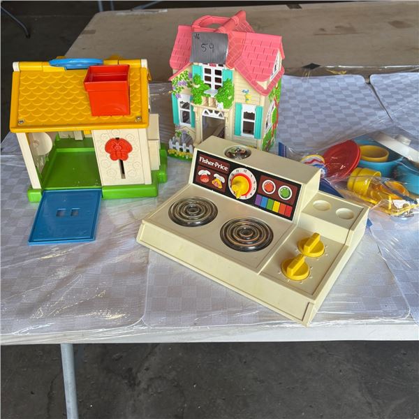 LOT OF FISHER PRICE TOYS