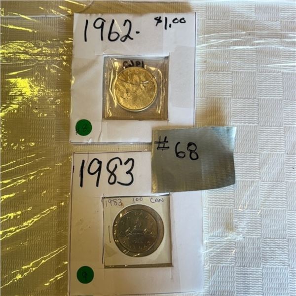 LOT 68 - CANADIAN COINS