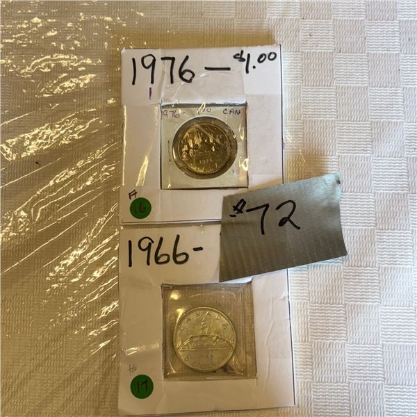 LOT 72 - CANADIAN COINS