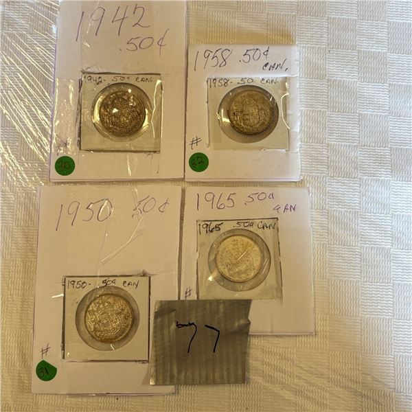 LOT 77 - CANADIAN COINS