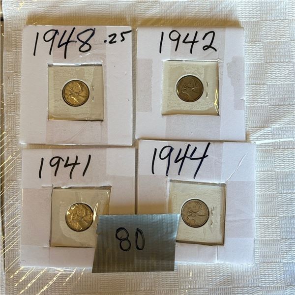 LOT 80 - CANADIAN COINS