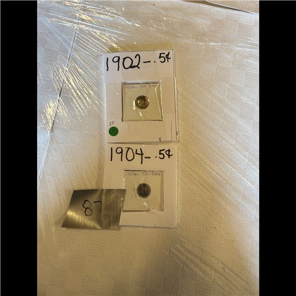 LOT 87 - CANADIAN NICKELS