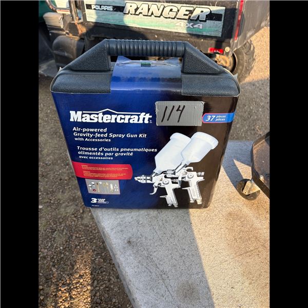 MASTERCRAFT AIR POWERED GRAVITY FEED SPRAY GUN