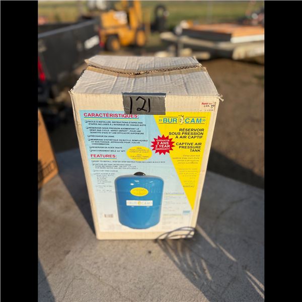 BUR-CAM CAPTIVE AIR PRESSURE TANK 5.3 US GALLON