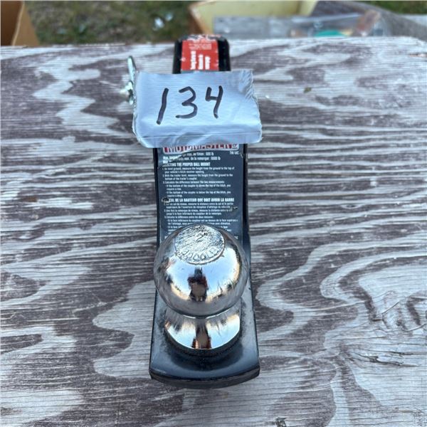 MOTOMASTER 2 INCH BALL WITH 2 1/4 DROP HITCH RECEIVER