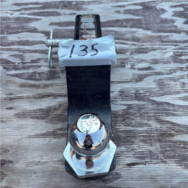 MOTOMASTER 1 /78 BALL WITH 2 1/4 DROP HITCH RECEIVER