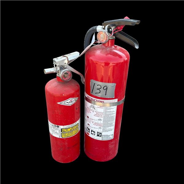 2 FIRE EXTINGUISHERS